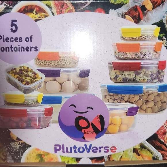 Multi-Color Food Storage Container Set - Picture 2 of 4